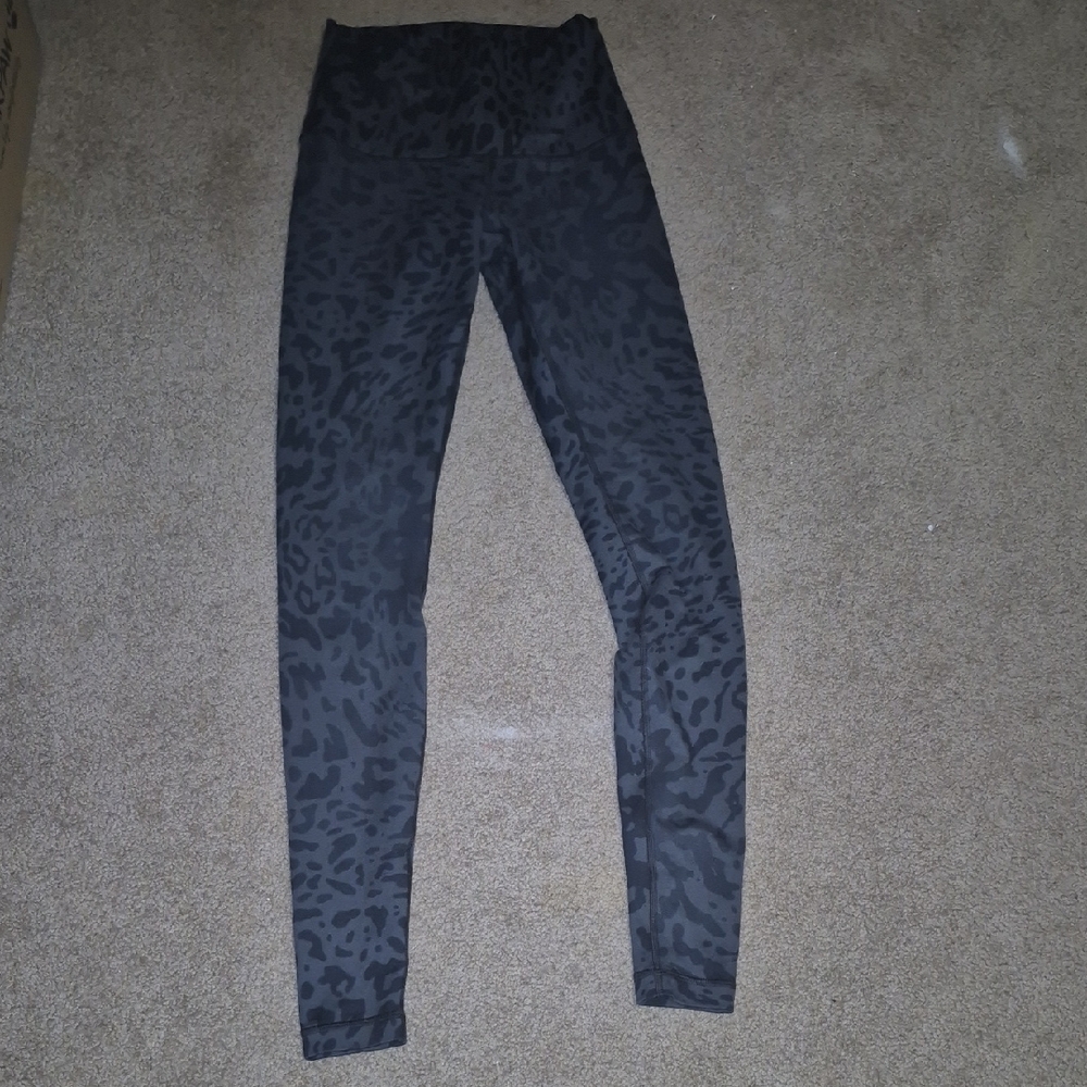 lululemon athletica Black Leopard Leggings